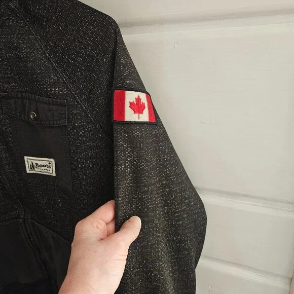 Awesome Roots Black Apres Ski Zip Up Hoodie - M - Picture 8 of 11